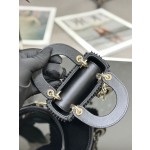 Dior Lady Mini Embroidery Colorful Bead Diamond Model: S0856